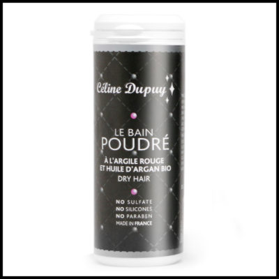 Le Bain Poudré à l’Argile Rouge: Cheveux secs